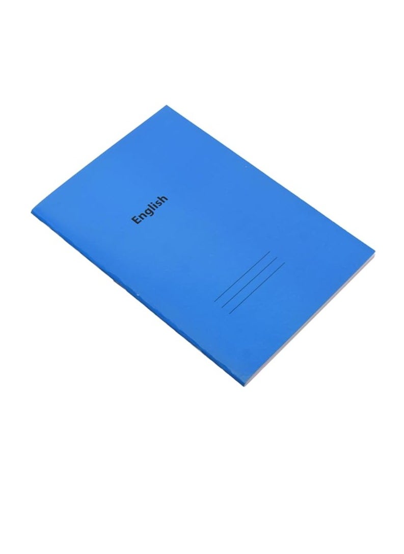 المعايرجي‎ كشكول  انجليزي مبطن مزدوج مقاس A5، 60 ورقة، 58 غرام، 22.5 × 16 سم، مناسب لاي اعداد، من المكتب الى المدرسة - ازرق  - Image 2