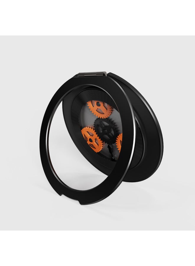 X12 Star Wheel Rotating Stand 360 Lazy Desktop Adjustable Ring Buckle Portable Live Phone Stand-Color:Black-Style:X12 Star Wheel Bracket (self-adhesive)  - Image 4