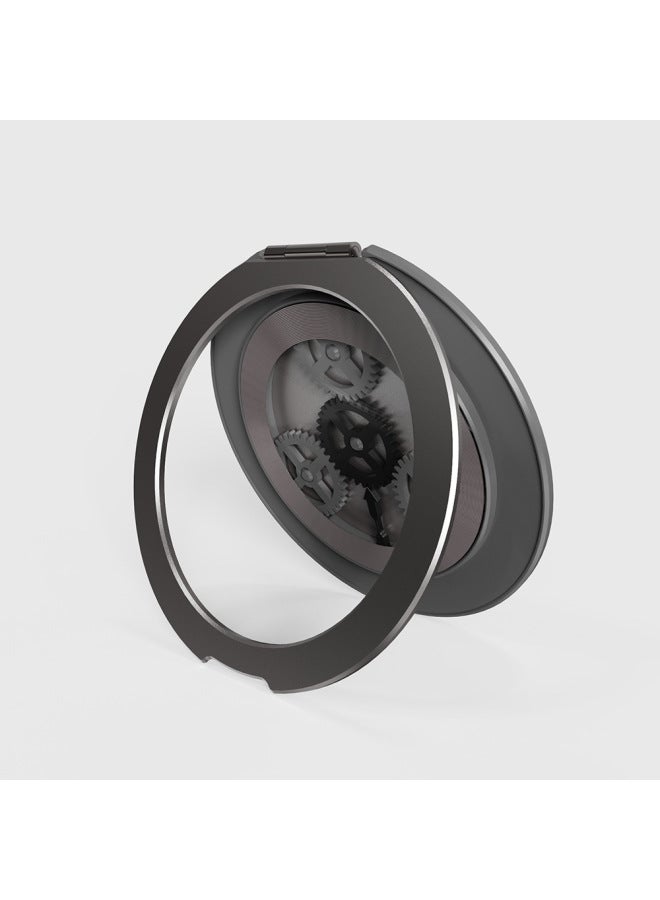 X12 Star Wheel Rotating Stand 360 Lazy Desktop Adjustable Ring Buckle Portable Live Phone Stand-Color:Black-Style:X12 Star Wheel Bracket (self-adhesive)  - Image 5
