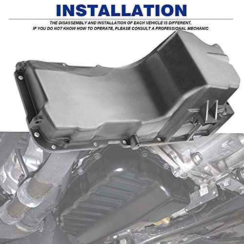 YHTAUTO Engine Oil Pan and Drain Plug Replacement for Chevrolet Silverado Suburban Express Tahoe GMC Sierra Yukon Cadillac - Image 3