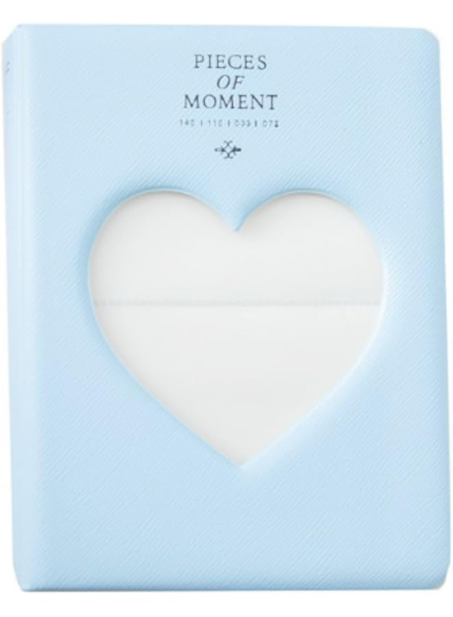 The Bros 3 Inch Photocard Holder Love Heart Photo Album Star Collection Picture Sticker DIY Mini Instax Film Polaroid Album Storage Book 64 Pockets