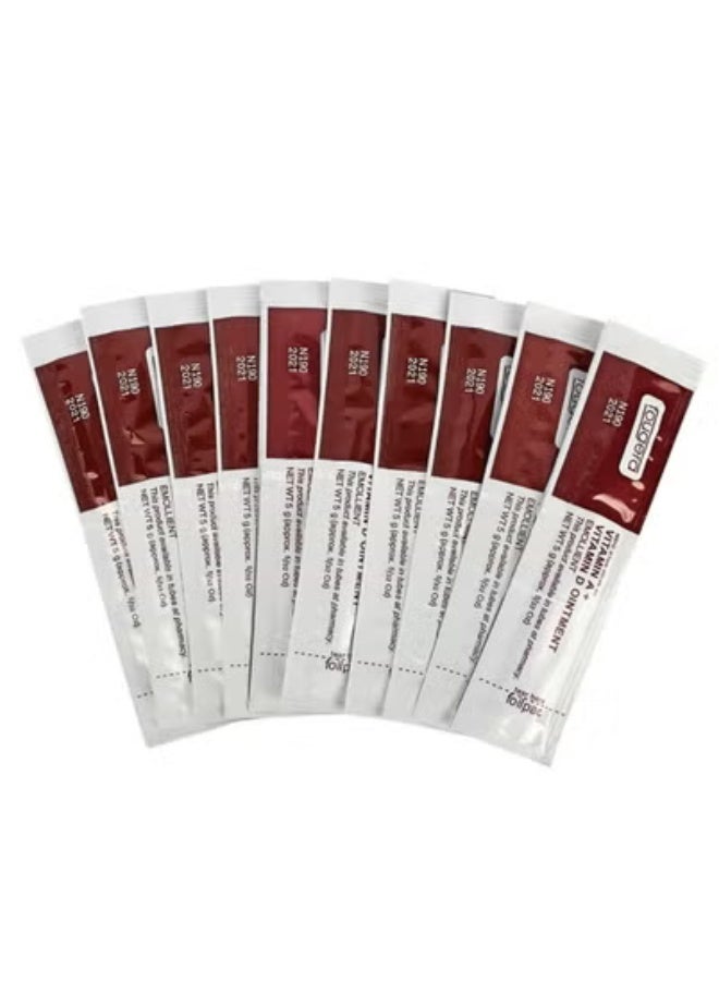 Fougera Vitamin A and Vitamin D Ointment Moisturizer, Tattoo Scar Repair Gel 50 Tablets - Image 1