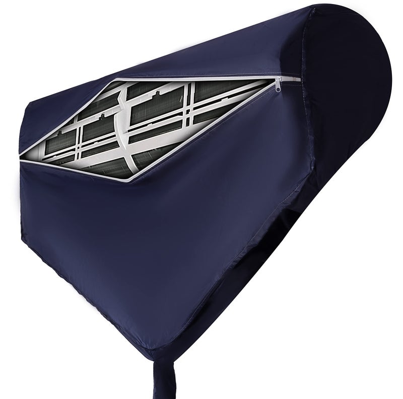 Classic Split Ac Service Wash Bag/Cover For Indoor Unit, Waterproof (1.5 Ton, Navy Blue) - Polyvinyl Chloride - Image 2