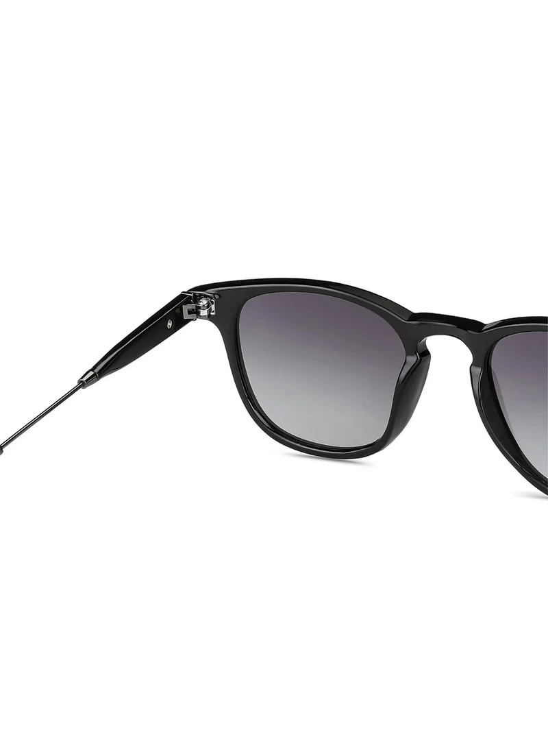VINCENT CHASE VINCENT CHASE EYEWEAR Unisex Round Sunglasses Grey Frame Grey Lens (Medium) - Pack of 1