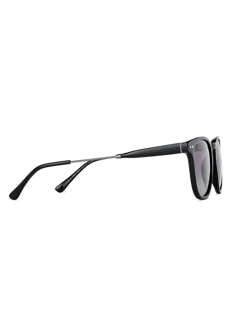 VINCENT CHASE VINCENT CHASE EYEWEAR Unisex Round Sunglasses Grey Frame Grey Lens (Medium) - Pack of 1