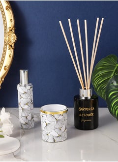 Generic 3 in 1   alcohol-free Scented Candles&Reed Diffuser Set（Black)  - Image 2