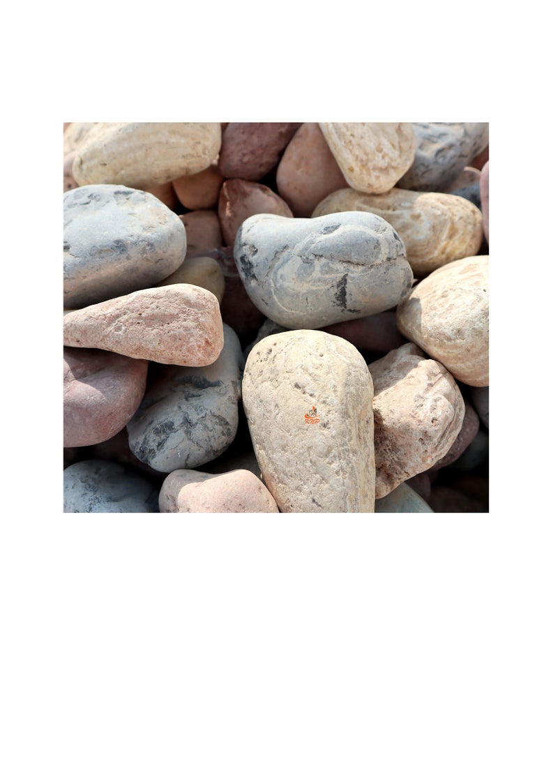 KNP Mix Color River stone Natural Garden Material 5-8 cm 20 kg - Image 2