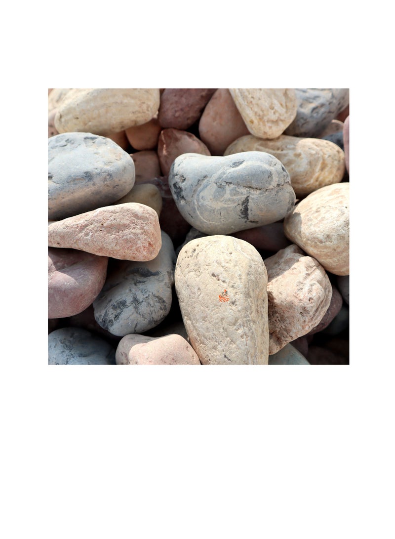 KNP Mix Color River stone Natural Garden Material 5-8 cm 20 kg - Image 3