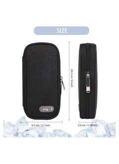 Leng Ke Insulin Cooler Travel Case for Diabetic, Insulin Cooling Case Travel Portable Insulin Pen Carrying Case Cooler Bag Organizer for Diabetic Supplies with 2 Ice Pack  - Image 3