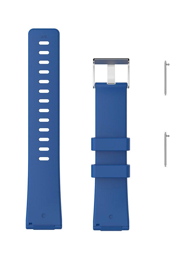 NIBEMINENT Silicone Watch Strap For Fitbit Versa Lite And Blue  - Image 1