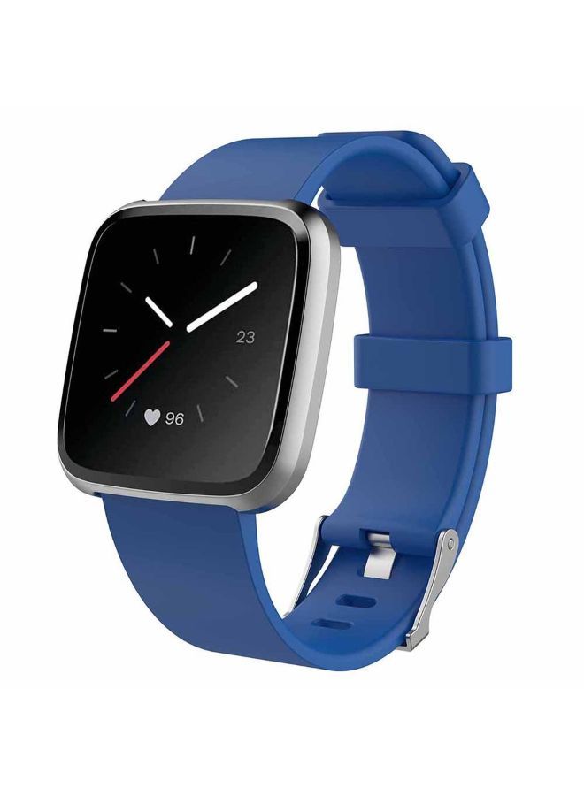 NIBEMINENT Silicone Watch Strap For Fitbit Versa Lite And Blue  - Image 4