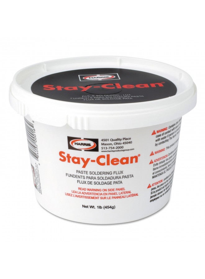 Harris SCPF1 Stay Clean Paste Soldering Flux, 1 lb. Jar