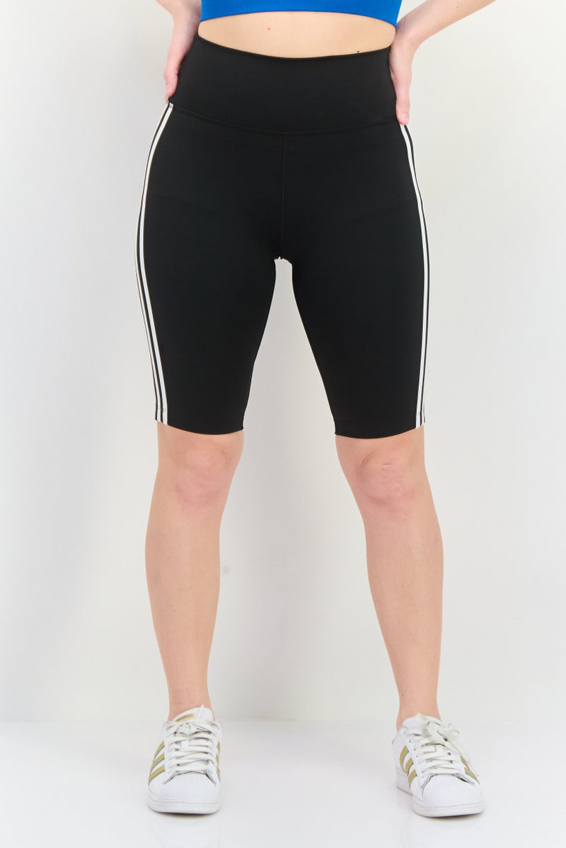 adidas Originals Women Tight Fit Training Shorts, Black  - Image 1