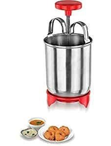 Emergity Stainless Steel Medu vada Maker Machine for Home Mendu WADA Maker Donut Maker for Home - Image 2