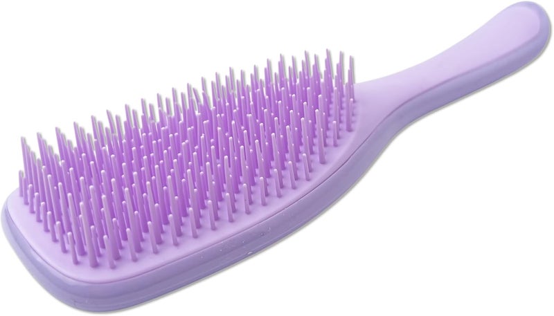 Glitters Detangling Paddle Hair Brush for Women & Kids - Gentle Flexible Bristles for Wet & Dry Hair - Image 4
