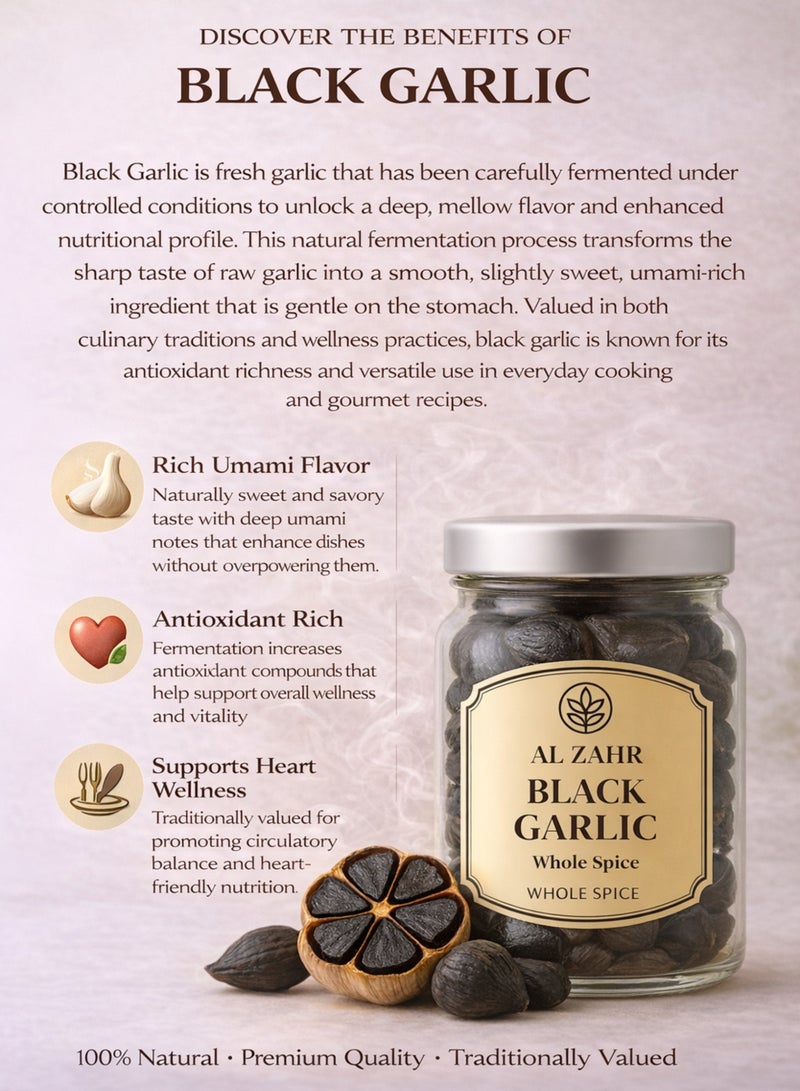 Zahr Black Garlic – 100% Pure & Natural Aged Garlic | Hand-Sorted High-Grade Whole Dried Black Garlic Bulbs for Gardening, Horticulture, Potpourri & Aromatic Herbal Use - Image 4