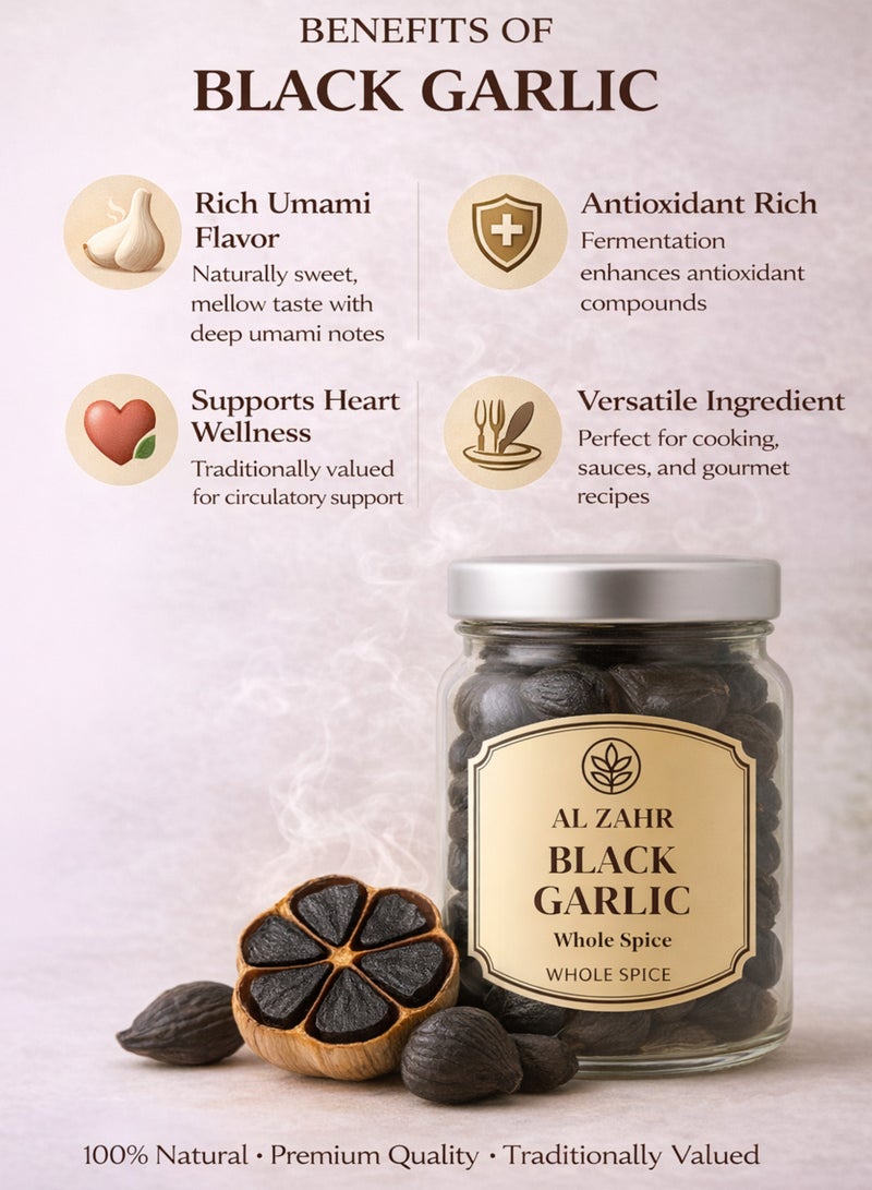 Zahr Black Garlic – 100% Pure & Natural Aged Garlic | Hand-Sorted High-Grade Whole Dried Black Garlic Bulbs for Gardening, Horticulture, Potpourri & Aromatic Herbal Use - Image 3