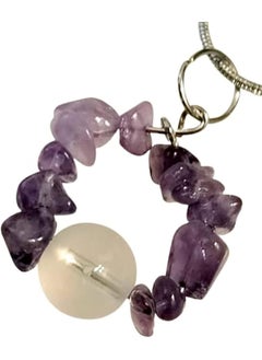 Amethyst & Moon Stone Gemstones Necklace