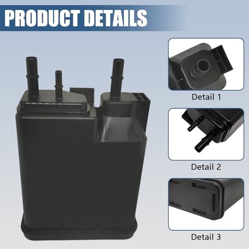 SIYOEN Vapor Canister Compatible with Chevy Silverado Express 1500 2500 3500 HD(04-20), for GMC Savana Sierra 1500 2500 3500 HD(04-20), for Workhorse W42 W62(04-05) Replaces 911-095 15137021 12569373 - Image 3