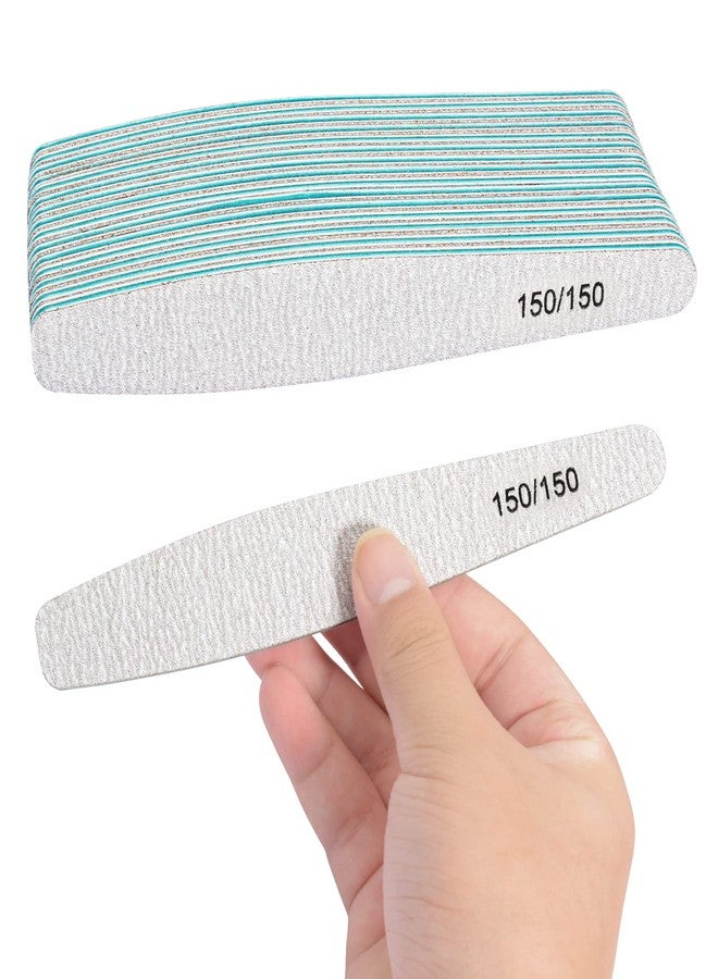 Diesisa 15pcs 150/150 Grit Nail Files for Natural Nails, Double Sided Emery Boards for Nails, Professional Nail Files for Acrylic Nails for Home & Salon (limas para manicura) - Image 1