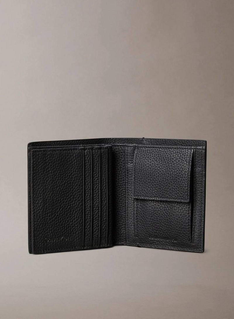 CALVIN KLEIN Leather RFID Foil Logo Trifold Wallet - Image 3