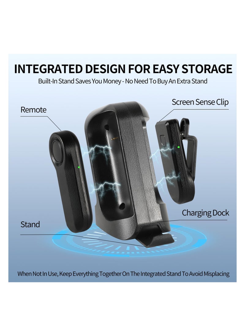 SYOSI - Remote Control Page Turner, for Kindle Paperwhite Oasis Reading, Kindle Accessories with Holder, E-Reader Controller, Remote Control Page Turner for iPads, Smartphones, and Android Tablets - Image 1