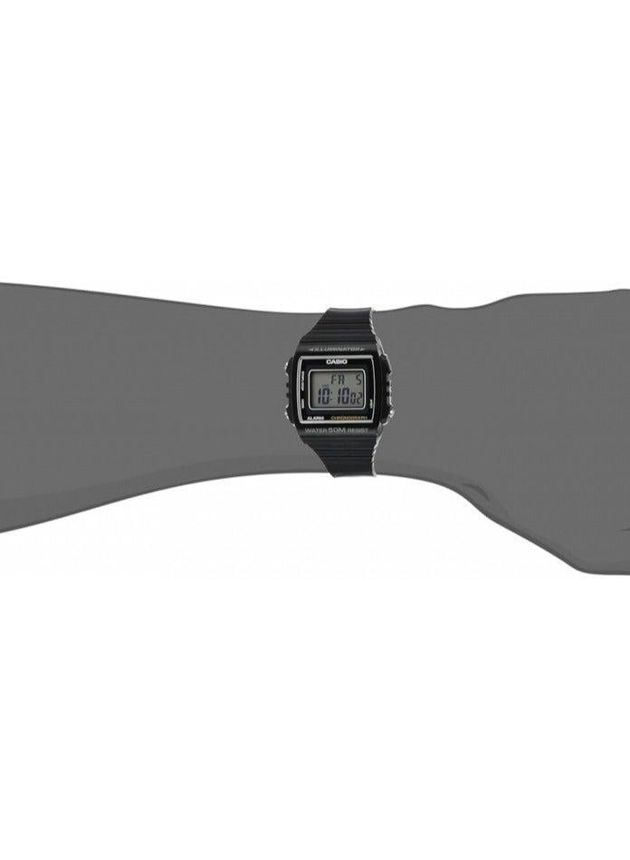 CASIO Casio W-215H-1AVDF Men's, Casual, Grey Dial, Black Band - Image 5