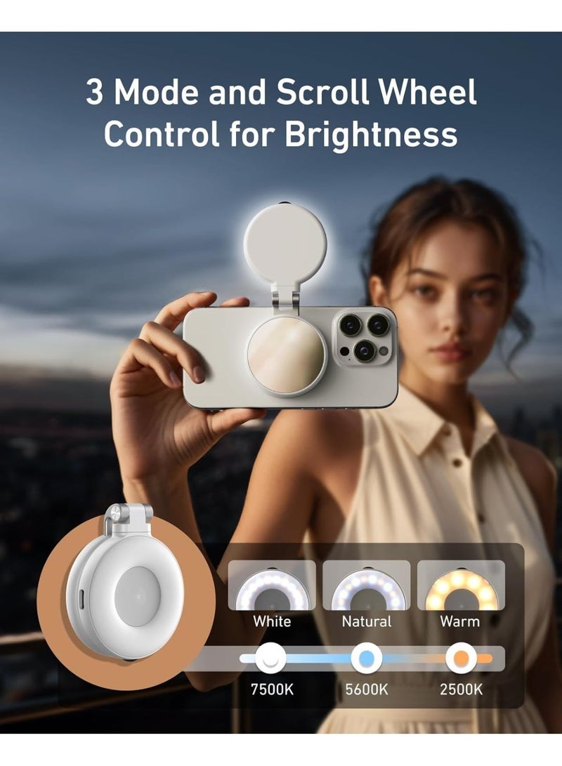 TELESIN Master Grip Kit for iPhone 17 Pro Max Magnetic Phone Camera Grip with C03 Selfie Light and UV Filters Creator Kit with Built in 3200mAh Battery Wireless Charging and Cooling Graphene Case - Image 3