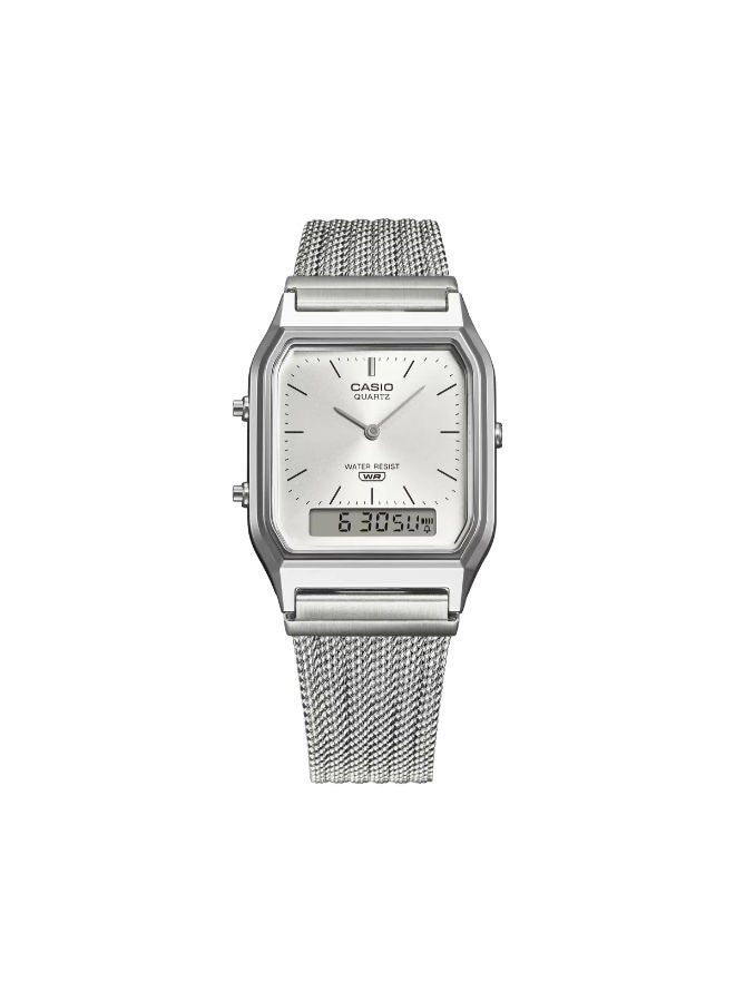 CASIO Stainless Steel Analog Wrist Watch AQ-230EM-7ADF - Image 1