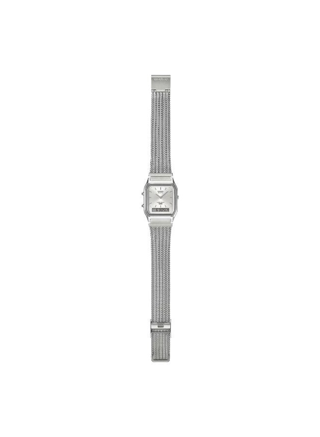 CASIO Stainless Steel Analog Wrist Watch AQ-230EM-7ADF - Image 3