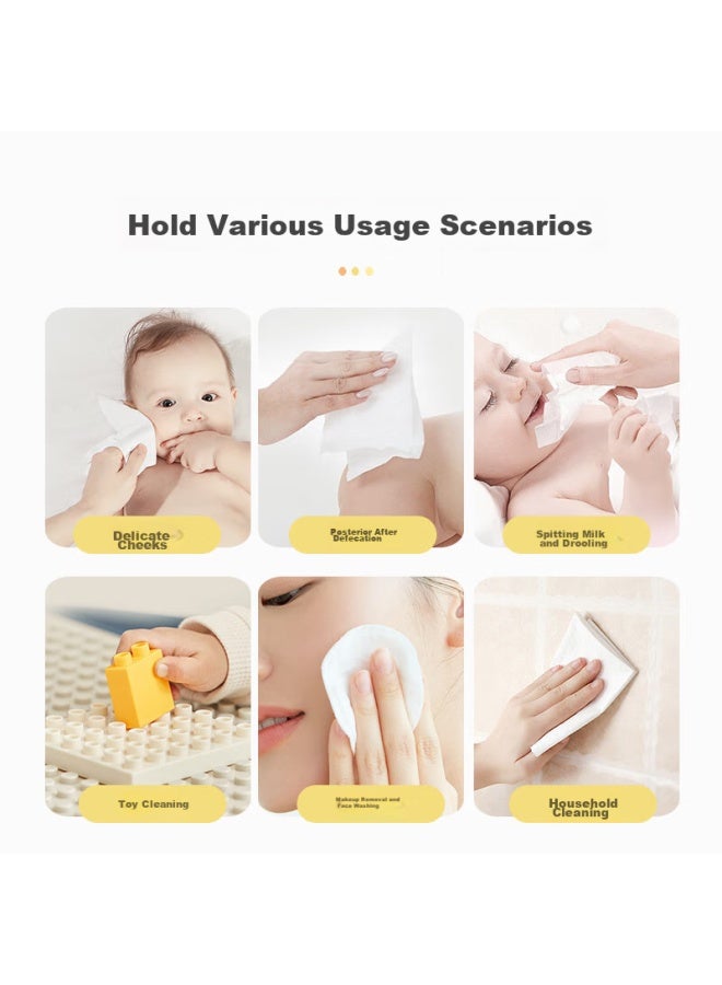 Kaili Baby Soft Wipes, Infant And Child Soft Tissues, Newborn Facial Tissues, 10 Sheets Per Pack - Image 5
