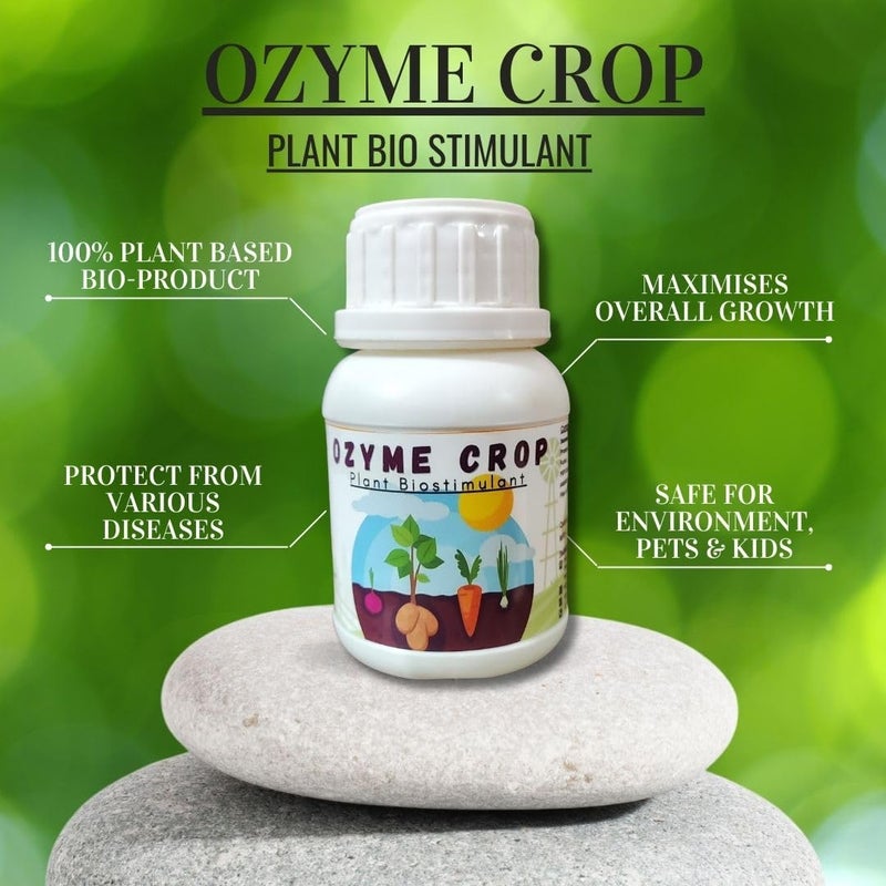 Naviisha Greens Naviisha Greens Ozyme Crop Seaweed Extract Liquid Concentrate Organic Fertilizer Growth Promoter for Plants 100 Water Soluble 100ml  - Image 3