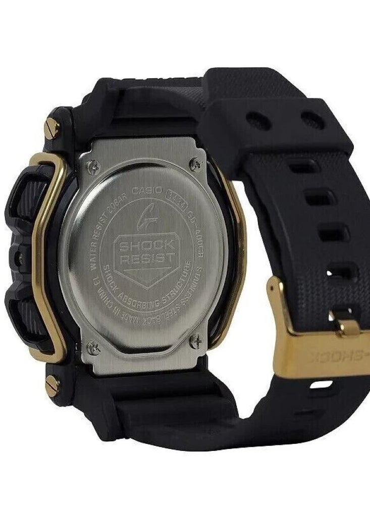 CASIO جي شوك ساعة رجالية GD-400GB-1B2 ديجيتال تصميم رياضي لون أسود و ذهبي  - Image 2