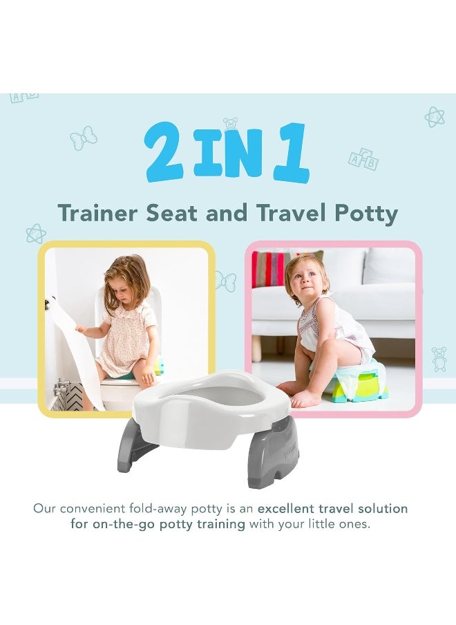 Kalencom Kalencom Potette Plus 2-in-1 Travel Potty and Trainer Seat  - Image 5