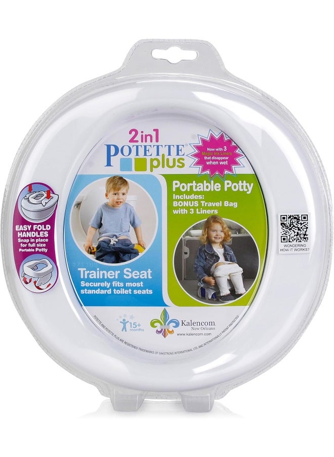 Kalencom Kalencom Potette Plus 2-in-1 Travel Potty and Trainer Seat  - Image 2