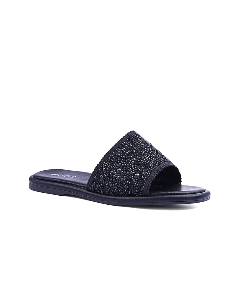 Cuple Womens wide strap flat sandals