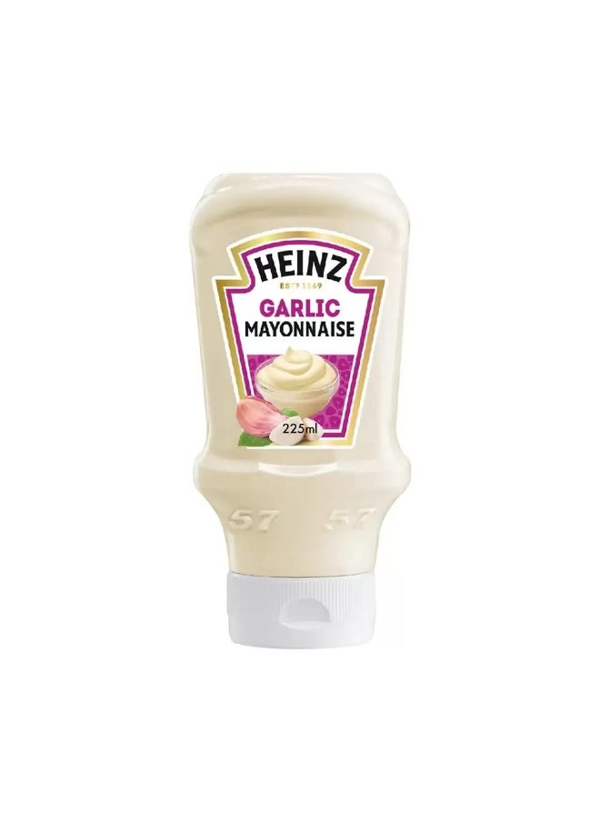 Heinz Heinz Garlic Mayonnaise with Garlic Flavour in Squeezy Bottle- 225ml  - Image 1