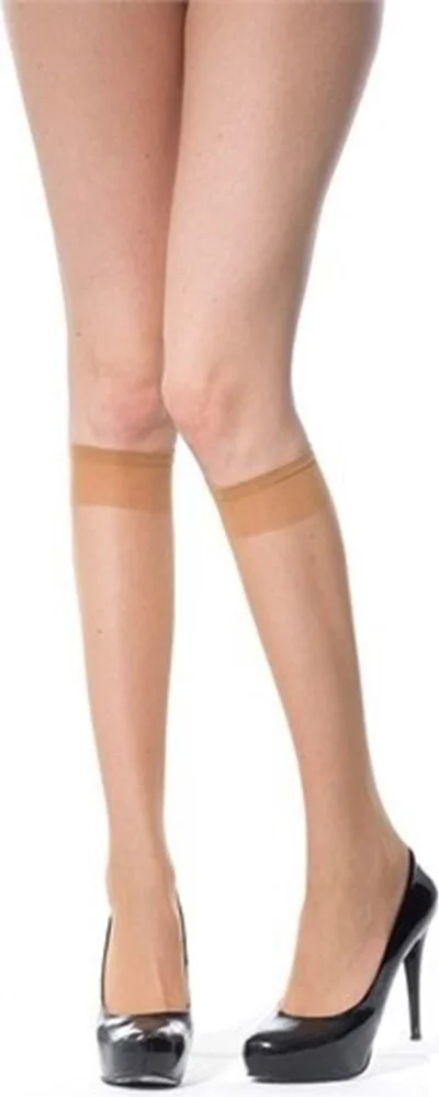 موجدي Good News 20 Den Thin Knee High Socks 3 Pieces - 57 Ten