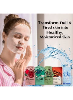 TONYMOLY Tonymoly BFF Face Sheet Mask| Pack of 10|Sheet Face Mask for Glowing Skin|Facial Mask With Essence| Soothes Skin Irritation, Refines Pores & Skin Radiance|Sheet Mask Combo  - Image 5
