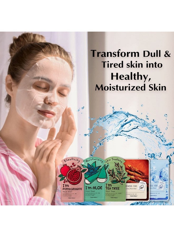 توني مولي قناع الوجه الورقي "بي إف إف" من توني مولي | عبوة من ١٠ قطع | قناع ورقي لبشرة متوهجة | قناع وجه مع خلاصة | يُهدئ تهيج البشرة، ويُحسّن مسامها وإشراقتها | مجموعة أقنعة ورقية - Image 5