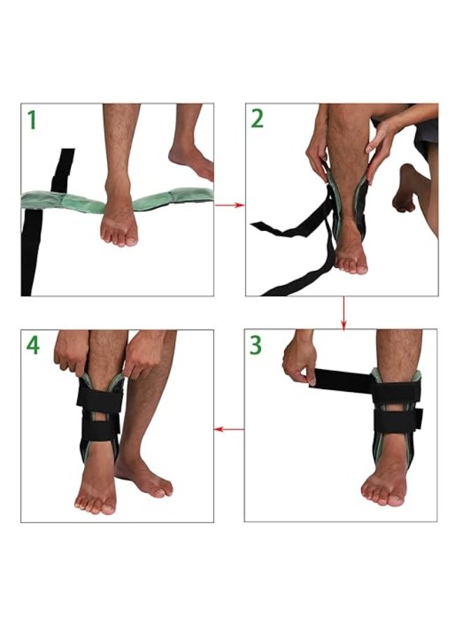 Air-Gel Stirrup Ankle Brace – Adjustable Rigid Stabilizer Splint – Advanced Support for Sprains, Strains & Post-Op Recovery – Universal Injury Protection - Image 5