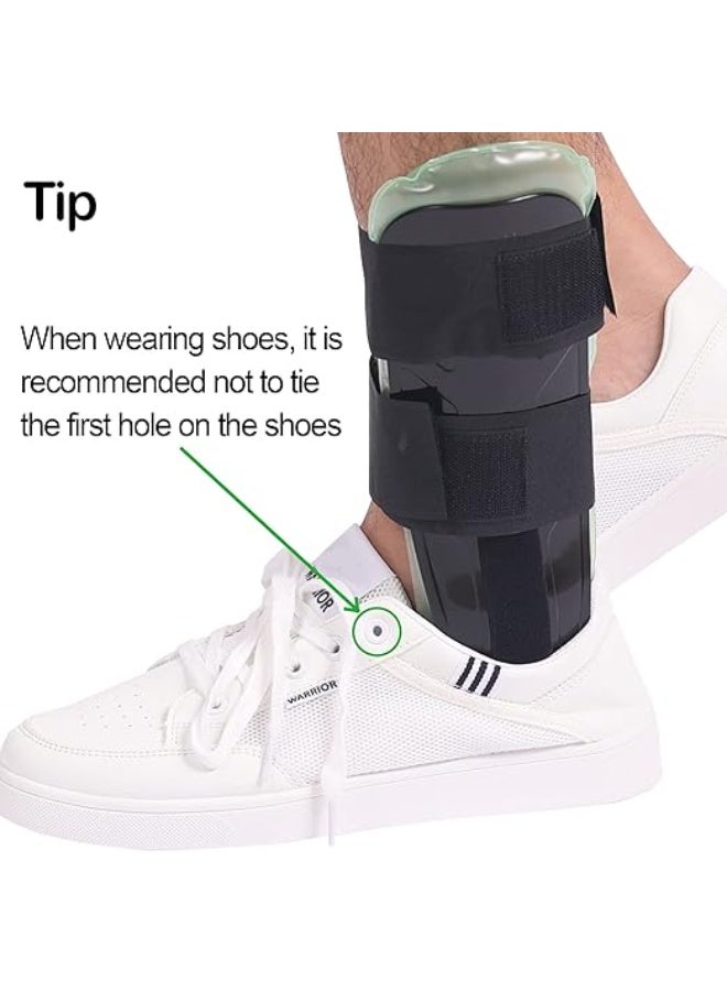 Air-Gel Stirrup Ankle Brace – Adjustable Rigid Stabilizer Splint – Advanced Support for Sprains, Strains & Post-Op Recovery – Universal Injury Protection - Image 3