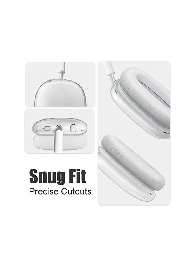 Zaboon - Airpods Max Case Soft Clear Cover Protection Transparent Tpu Skin Anti Scratch Protective Cover Ear Cup Anti Dust Slim Silicone Cover - Image 1
