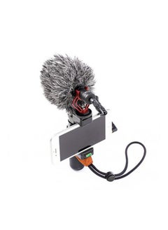 Generic Microphone Universal Cardioid Microphone Compatible with Smartphone, Camera , Tab, Laptop Pad And Pc With Phone Clip Windshield Shock Mount Black  - Image 2