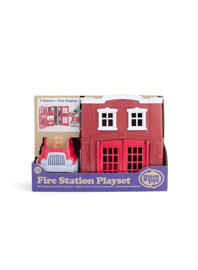 Green Toys Fire Station Playset - CB2 - Image 2