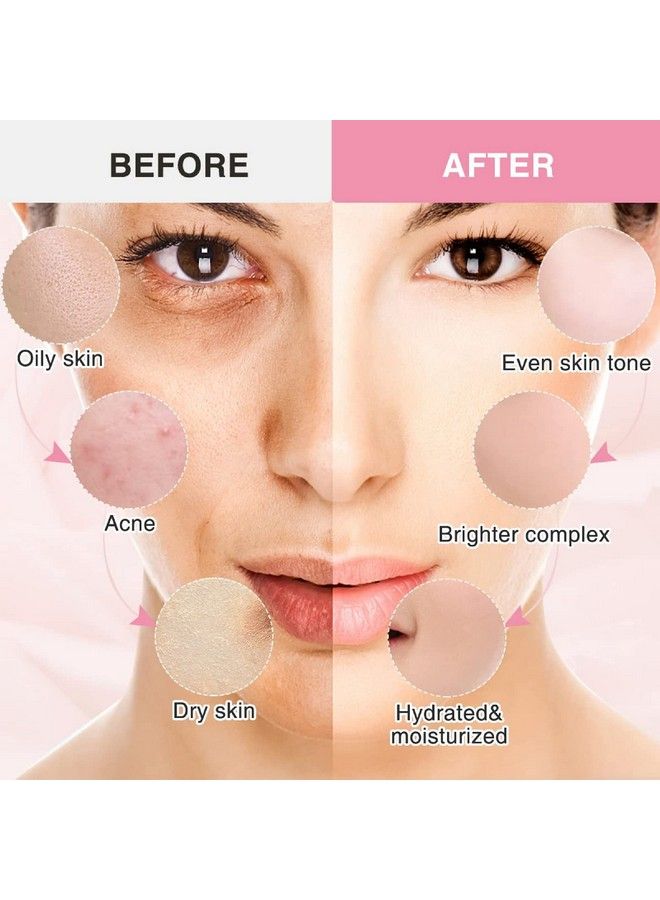 VCare قناع تقشير جيلي لتبييض البشرة للعناية بالبشرة؛ قناع بودرة للوجه 30 جرامًا عبوة من قطعتين؛ منتج للعناية ببشرة الوجه للنساء، مرطب ومنعش ومنظف للرجال والنساء - Image 4