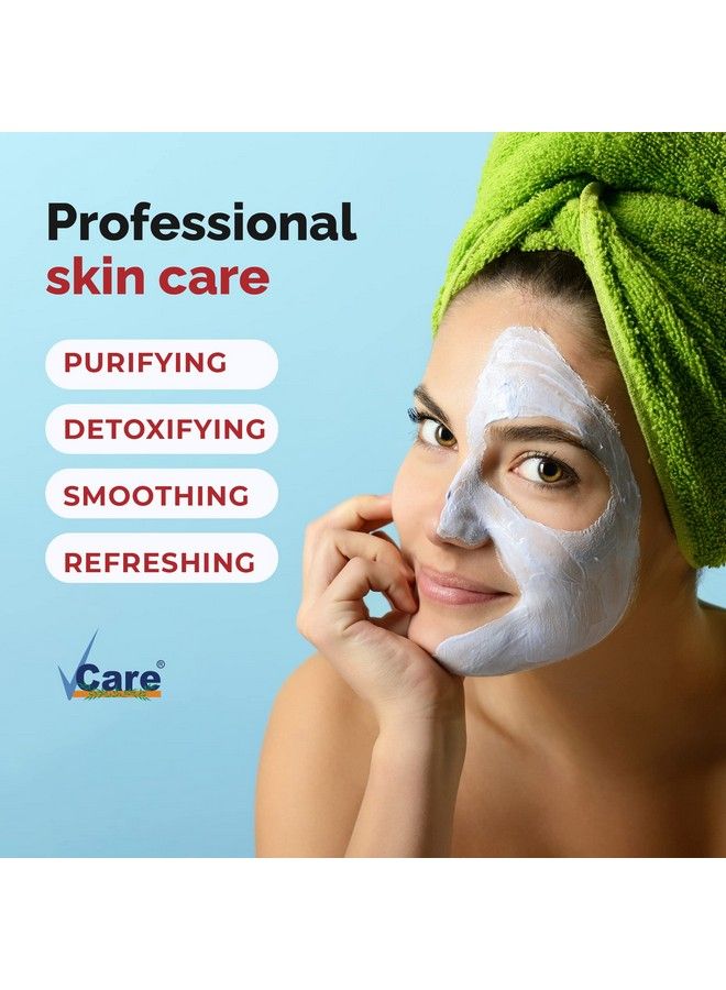 VCare قناع تقشير جيلي لتبييض البشرة للعناية بالبشرة؛ قناع بودرة للوجه 30 جرامًا عبوة من قطعتين؛ منتج للعناية ببشرة الوجه للنساء، مرطب ومنعش ومنظف للرجال والنساء - Image 5