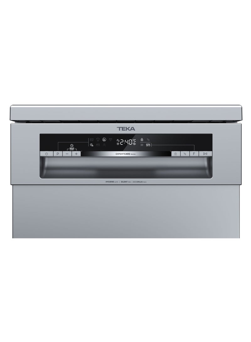 TEKA DFS 44750 SS 45 cm Free Standing Dishwasher ExpertCare Series with 10 Place Settings And 7 Washing Programs 2100 W 114310004 Silver - Image 3
