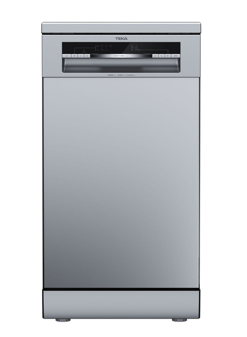 TEKA DFS 44750 SS 45 cm Free Standing Dishwasher ExpertCare Series with 10 Place Settings And 7 Washing Programs 2100 W 114310004 Silver - Image 1