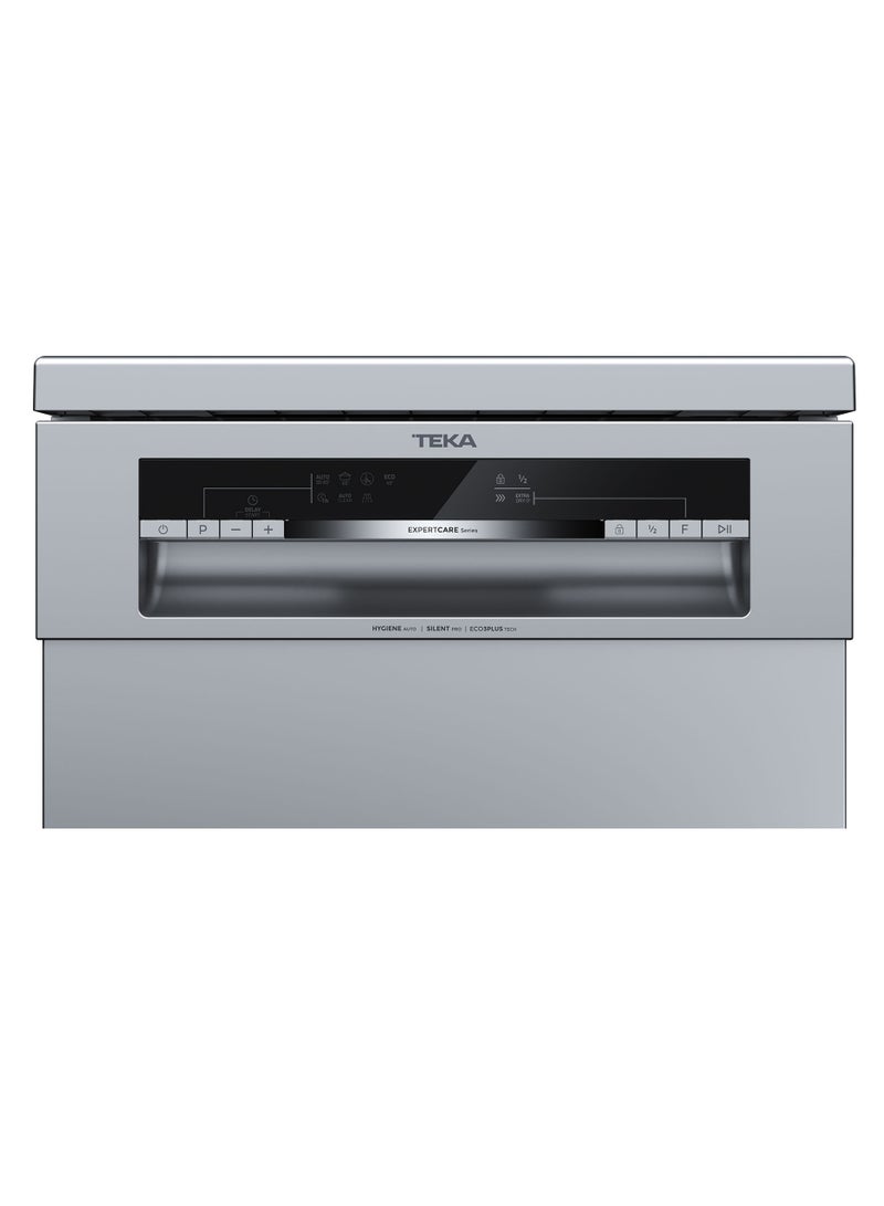 TEKA DFS 44750 SS 45 cm Free Standing Dishwasher ExpertCare Series with 10 Place Settings And 7 Washing Programs 2100 W 114310004 Silver - Image 2
